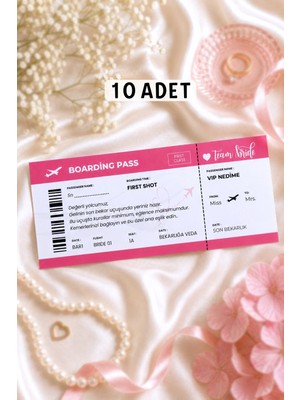 Metranya Bekarlığa Veda Partisi Uçak Bileti, 10 Adet Eğlenceli Nedime Uçak Bileti, Bride To Be Davetiyesi, Nedime Quiz Testleri, Etkinlik Kartları, Gelin Düğün Öncesi Eğlenceli Hatıra Kartı, Parti Davetiyesi