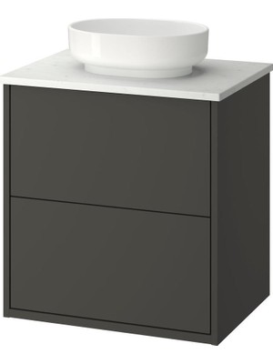 IKEA Modern Beyaz Lavabo 62X49 - Şık Banyo Aksesuarı - Kaliteli Modern Tasarım