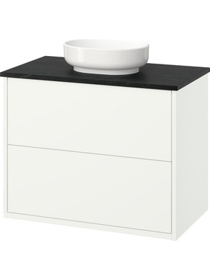 IKEA Modern Beyaz Lavabo 82X49 - Şık Banyo Aksesuarı - Kaliteli Modern Tasarım