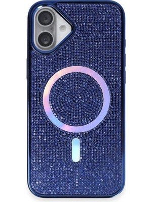 Marsilyan™-  Apple Iphone 16 Plus Kılıf Helen Magsafe Kapak - Lacivert