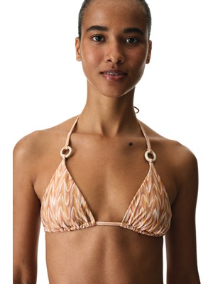 Penti Kacie Üçgen Zigzag Desenli Bikini Üstü