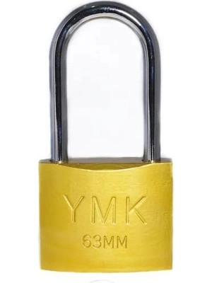 Marsilyan™- Eko Sarı Boyalı Uzun Kancalı Asma Kilit 38MM