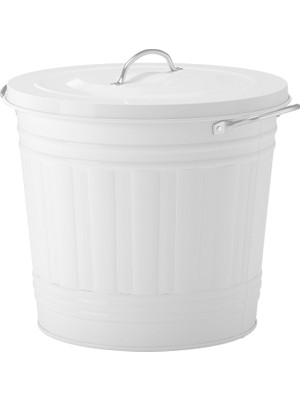 IKEA Modern Beyaz Çöp Kutusu 16 Lt - Şık Banyo Aksesuarı - Kaliteli Modern Tasarım