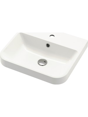 IKEA Modern Beyaz Lavabo 50X43 - Şık Banyo Aksesuarı - Kaliteli Modern Tasarım