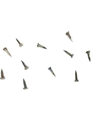 Marsilyan™- Klips, Menteşe, Ayağı Çivisi 7mm Çelik - Nikel 10GR