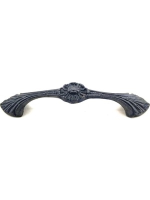 Marsilyan™- Antika Tarz Dekoratif Pirinç Göz Mobilya Kulbu - 21X127 Mm, Oksit