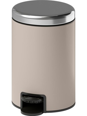 IKEA Modern Bej Çöp Kutusu 3 Lt - Şık Banyo Aksesuarı - Kaliteli Modern Tasarım