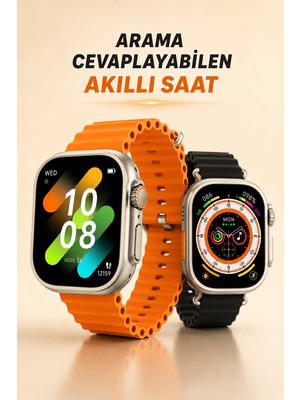 Ankaverse Kablosuz Şarjlı Çağrı ve Müzik Kontrolü Sağlayan Akıllı Saat