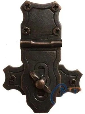 Marsilyan™- Dekoratif Anahtarlı Sandık Askısı - 40X55MM, Oksit, 1 Adet