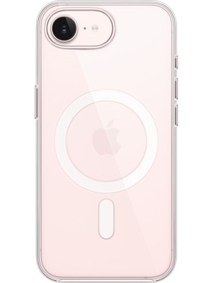 Apple iPhone 17E Şeffaf Kılıf Magsafe Özellikli (MHWC4ZM/A)