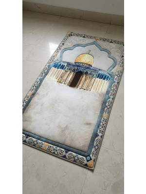 Blg Home Bambu Namaz Seccadesi 80X130 cm - Kaliteli Yumuşak Kaymaz Tabanlı