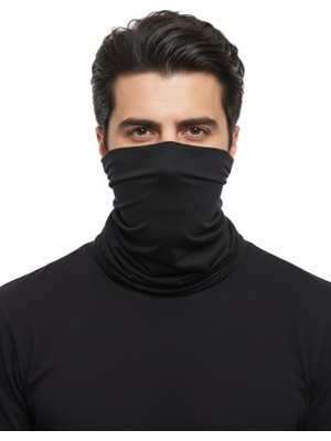 1001 Tactical Buff, 17 Farklı Şekilde Kullanılabilen Askeri Bandana, Siyah