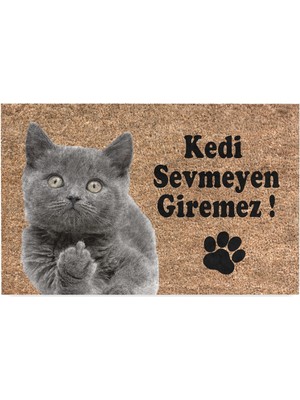 1001 Kedi Köpek Komik Tasarımlı Dekoratif Kapı Önü Paspas, Dış Mekan/ev Içi/banyo/mutfak/yatak