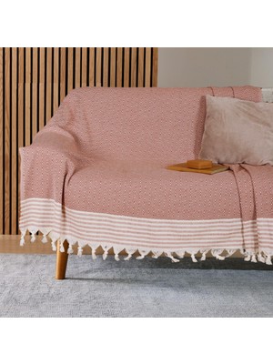 1001 Buldan Işi Kaymaz Pamuklu Koltuk Örtüsü 170X210 cm Koltuk Şalı Çekyat Kanepe Örtüsü (Kire