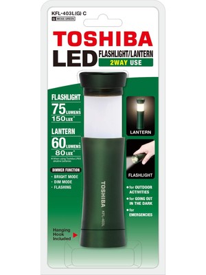 1001 LED El Feneri/fener KFL-403 (2 Yönlü El Feneri/fener, Yeşil)