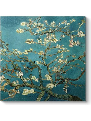 1001 Vincent Van Gogh - Blossoming Almond Tablosu 80 x 80