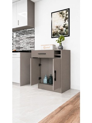 Rafineri Tasarım PREMİYUM Çok Amaçlı Dolap MDF mutfak balkon banyo dolabı