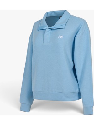 New Balance Nb Lıfestyle Women Crewneck Kadın Yeşil Sweatshirt - WNC3640