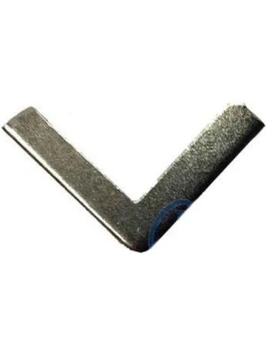 Marsilyan™- Kitap, Kapak, Menü, Albüm Köşesi, Orta - 18X32MM, Nikel, 20 Adet
