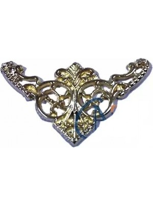 Marsilyan™- Dekoratif Köşe Süsü, Köşelik - Küçük, 19X34MM, Sarı, 1 Adet
