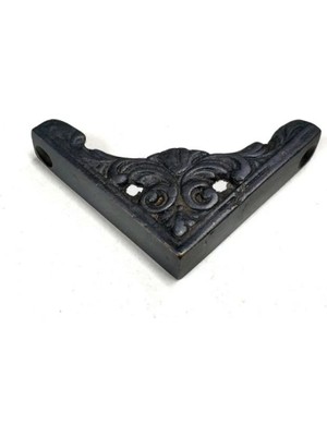 Marsilyan™- Antika Tarz Dekoratif Pirinç Köşe Süsü - 58X58 Mm, Oksit