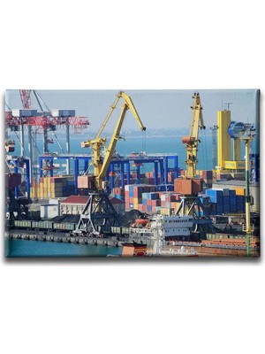 Liman Dekoratif Kanvas Duvar Tablosu