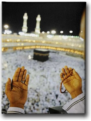 Kabe Dua Dekoratif Kanvas Duvar Tablosu