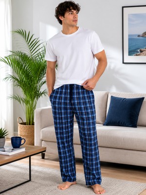 Formo Erkek %100 Doğal Pamuk Yüksek Kaliteli Rahat Kalıp Basic Pijama Takımı