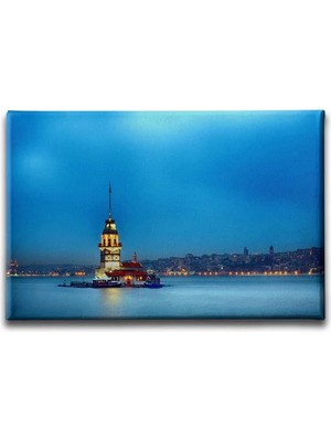 Kız Kulesi Dekoratif Kanvas Duvar Tablosu