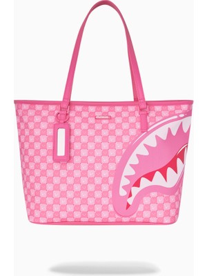 Sprayground Shinobi Sharks In Paris Pembe Desenli Omuz Çantası