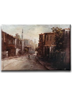 Yağlı Boya Istanbul Sanatsal Kanvas Duvar Tablosu