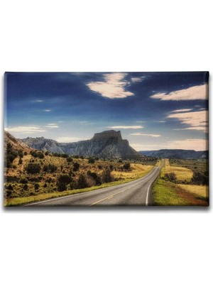 Yol Manzara Kanvas Duvar Tablosu