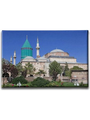 Mevlana Müzesi Islami Hat Sanatı Kanvas Tablo