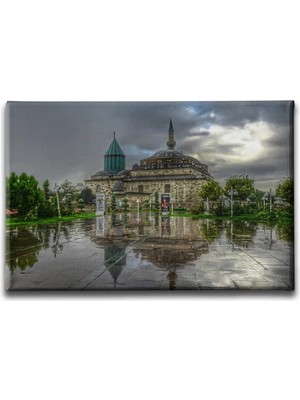 Mevlana Müzesi Islami Hat Sanatı Kanvas Tablo