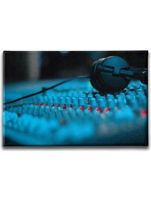 Dj Dekoratif Kanvas Duvar Tablosu