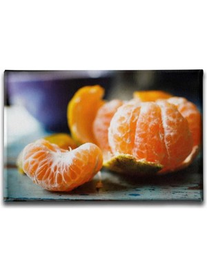 Mandalina Dekoratif Kanvas Duvar Tablosu