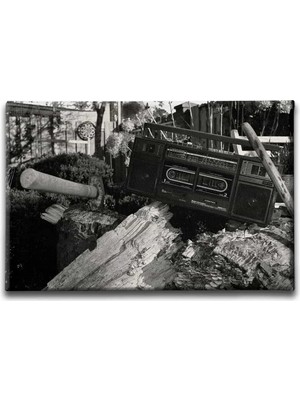 Nostalji Dekoratif Kanvas Duvar Tablosu