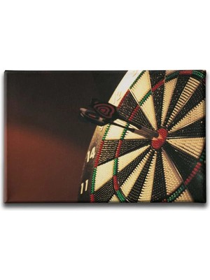 Dart Dekoratif Kanvas Duvar Tablosu