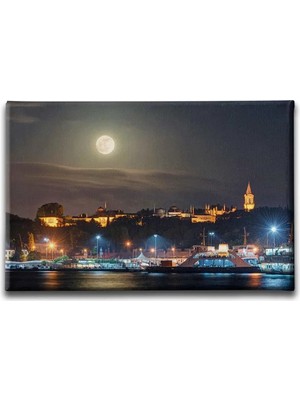 Istanbul City Dekoratif Kanvas Duvar Tablosu