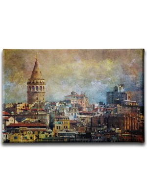 Galata Dekoratif Kanvas Duvar Tablosu