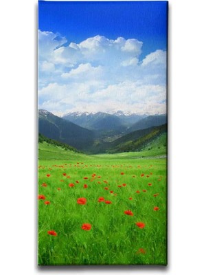 Çiçek Bahçesi Dekoratif Kanvas Duvar Tablosu