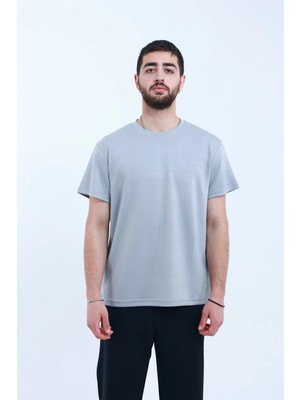 TKT Modal Kumaş T-Shirt Ipeksi Dokulu Regular Kalıp Pürüzsüz Kumaş Yüzeyi Unisex