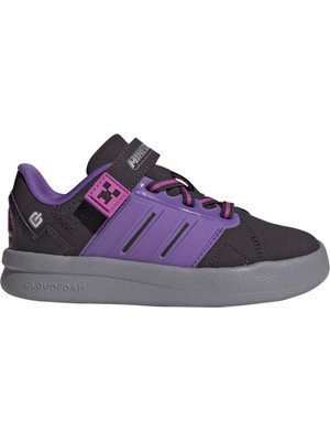 Adidas Minecraft Lightorama Court Çocuk Mor Işıklı Spor Ayakkabı (KI9113)