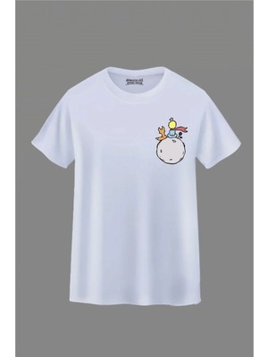 TKT Unisex Baskılı T-Shirt Rahat Kalıp Üründür