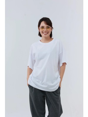 TKT Kadın Oversize T-Shirt Rahat Kalıp
