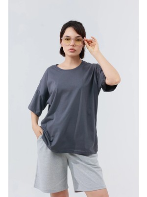 TKT Kadın Oversize T-Shirt Rahat Kalıp