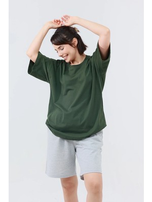 TKT Kadın Oversize T-Shirt Rahat Kalıp