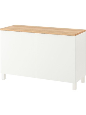 Hobiurun Dolap Kombinasyonu, Beyaz, 120X42X76 Cm, Lappvıken