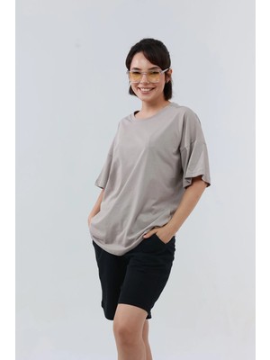 TKT Kadın Oversize T-Shirt Rahat Kalıp