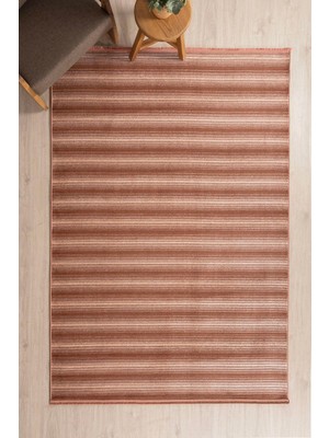 1001 Stripe Terra Kilim Kaymaz Taban Salon Oturma Odası Antre Halısı 33012A, 120 x 180